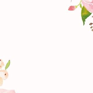 Simple floral wallpaper