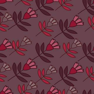 Simple floral wallpaper