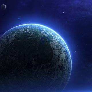 Galaxy Earth wallpaper