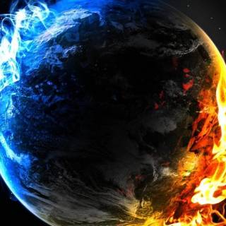 Galaxy Earth wallpaper