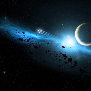 Galaxy Earth wallpaper