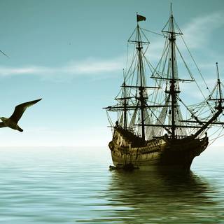 Pirates of the Caribbean sea wallpaper
