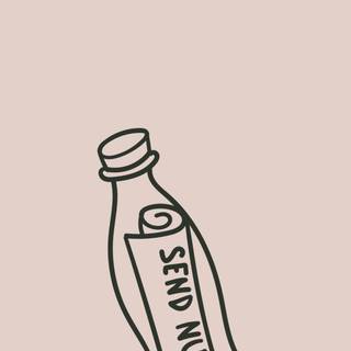 Water bottle iPhone wallpaper