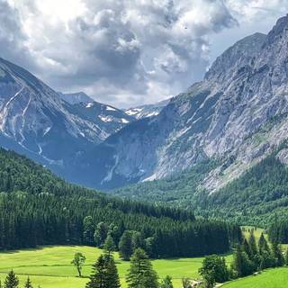 Spring mountain phone wallpaper