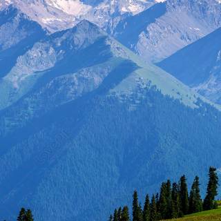 Spring mountain phone wallpaper