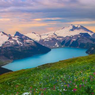 Spring mountain phone wallpaper