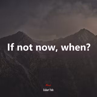 If Not Now Then When wallpaper