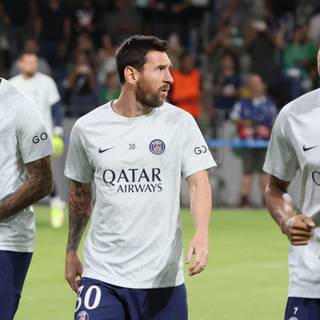 Messi Mbappe Neymar wallpaper