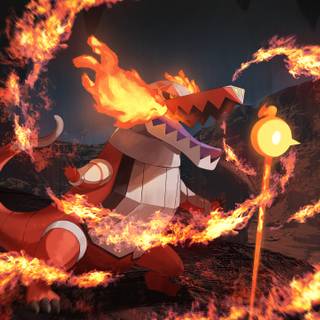 Skeledirge wallpaper