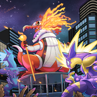 Skeledirge wallpaper