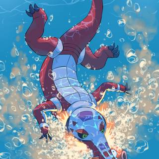 Skeledirge wallpaper