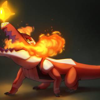 Skeledirge wallpaper