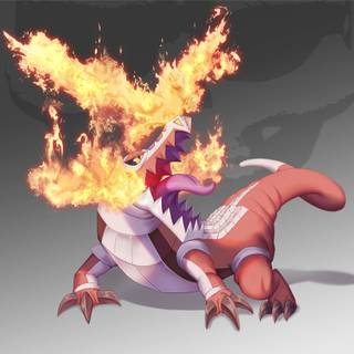 Skeledirge wallpaper