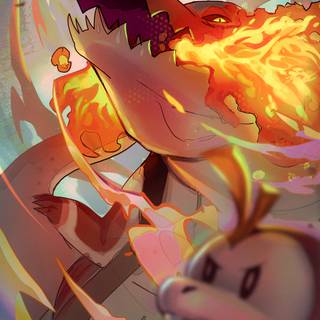 Skeledirge wallpaper