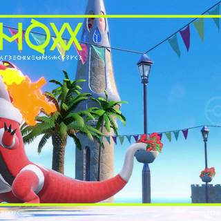 Skeledirge wallpaper