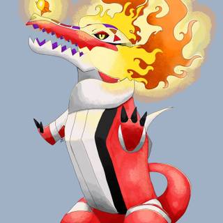 Skeledirge wallpaper