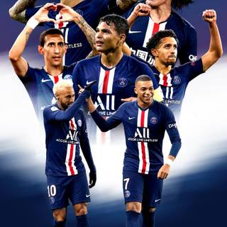 Messi, Ronaldo, Neymar, Mbappe wallpaper