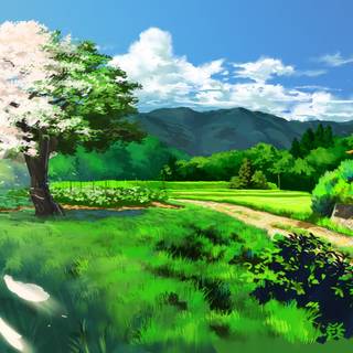 Anime dual screen wallpaper