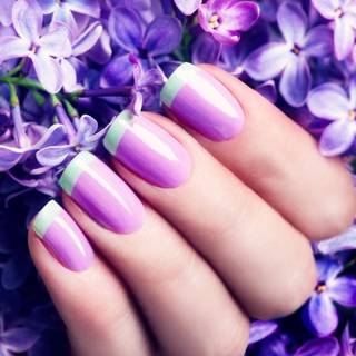 Purple nails wallpaper