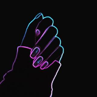 Purple nails wallpaper
