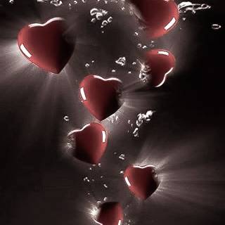 Water heart wallpaper