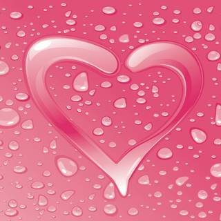 Water heart wallpaper