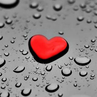 Water heart wallpaper