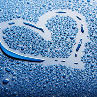 Water heart wallpaper
