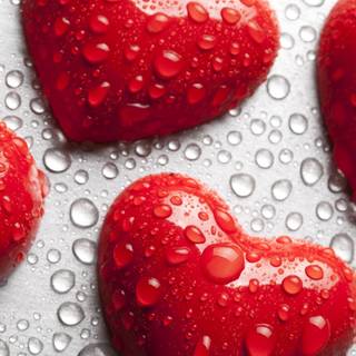 Water heart wallpaper