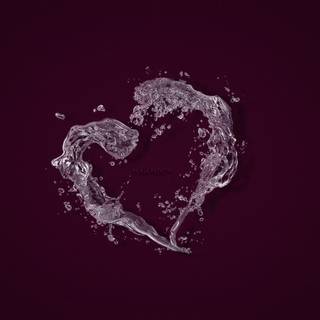 Water heart wallpaper