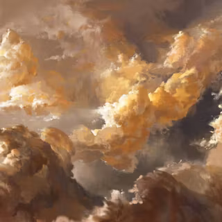 Cloud painting wallpaper