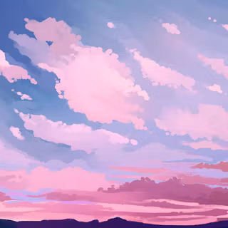 Cloud painting wallpaper