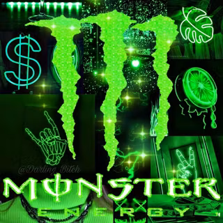 Neon Monster wallpaper