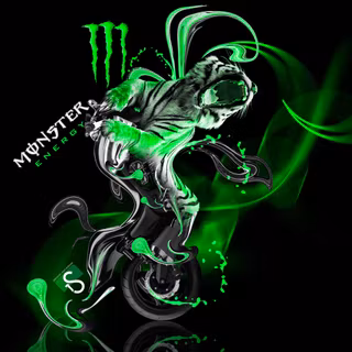Neon Monster wallpaper