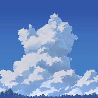 Cloud painting wallpaper