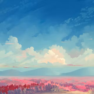 Cloud painting wallpaper