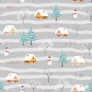 Rural winter wallpaper