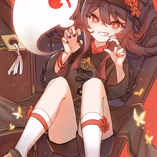 Hu Tao phone wallpaper