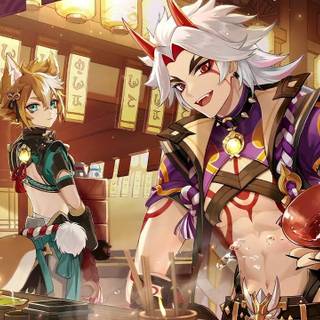 Genshin Impact Itto wallpaper