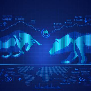 Bear vs bull wallpaper