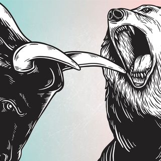 Bear vs bull wallpaper