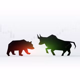 Bear vs bull wallpaper