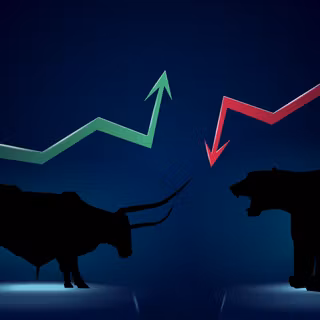 Bear vs bull wallpaper