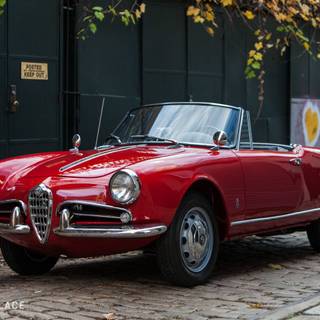 Alfa Romeo Giulietta Spider wallpaper
