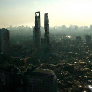 City ruins wallpaper