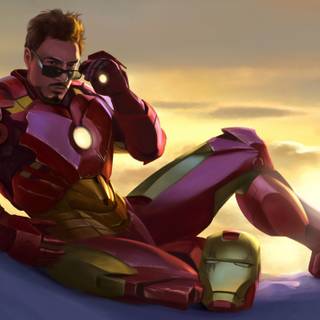 Funny Iron Man wallpaper
