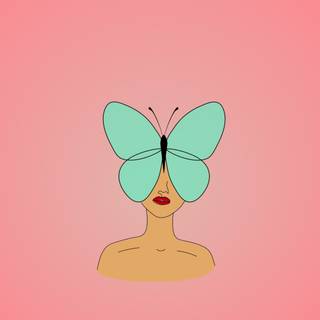 Girly minimalist wallpaper