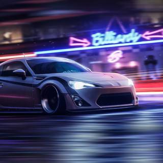Subaru BRZ widebody wallpaper