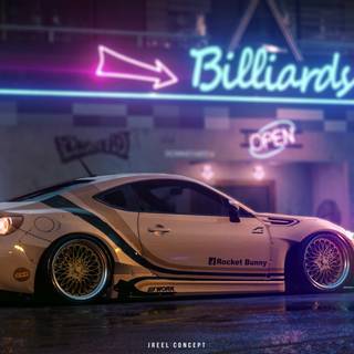 Subaru BRZ widebody wallpaper