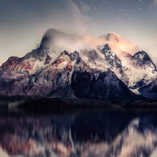 Winter tranquility wallpaper